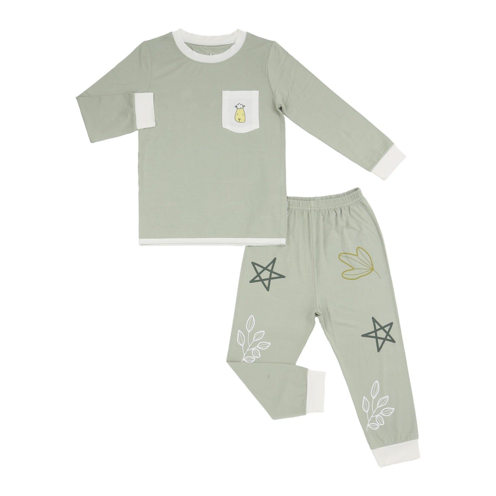 Pyjamas Set Dream Garden C Leaf + Dream Garden C Leaf