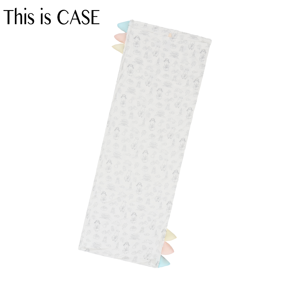 Bed-Time Buddy™ Case K03 White with Color tag - Small