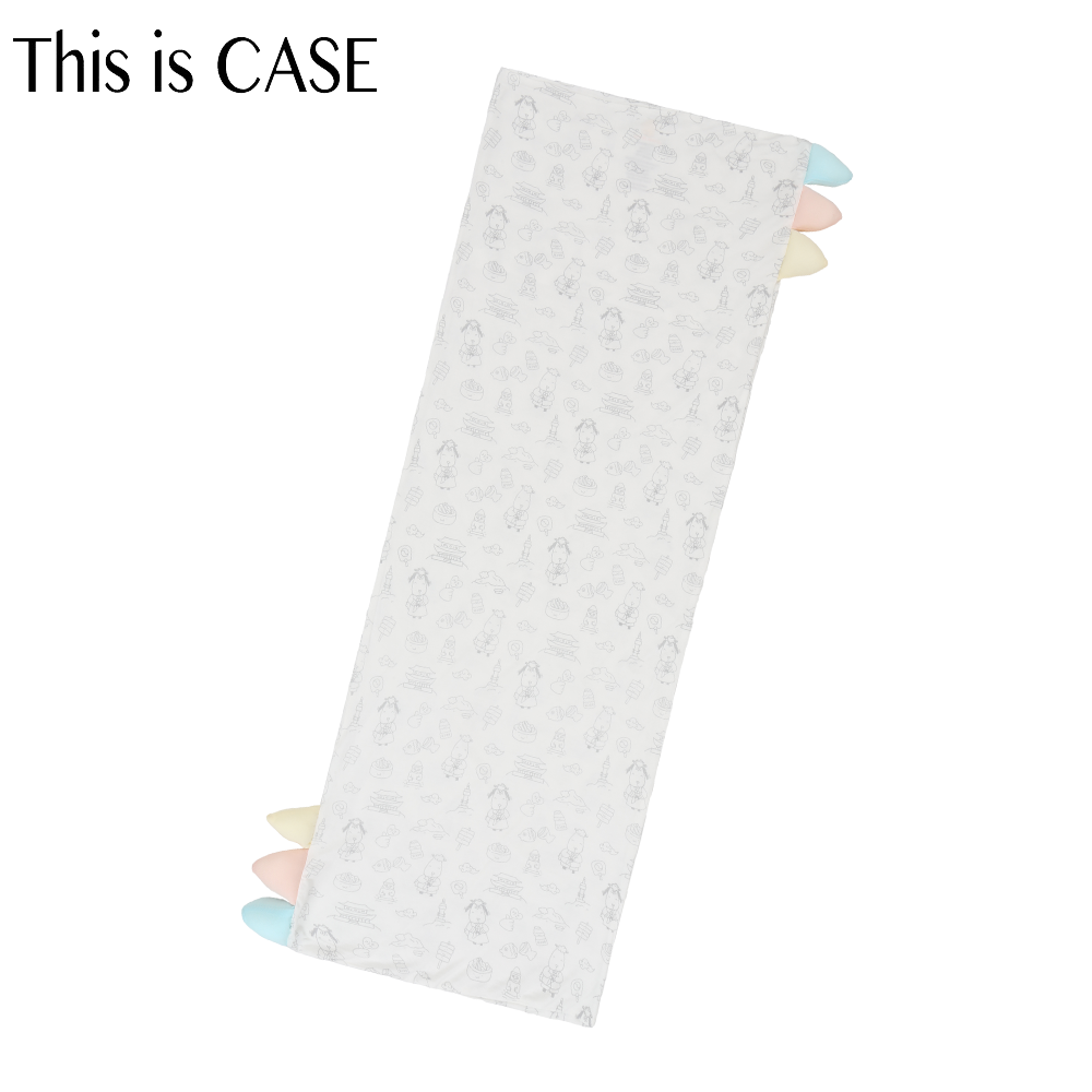 Bed-Time Buddy™ Case K03 White with Color tag - Small