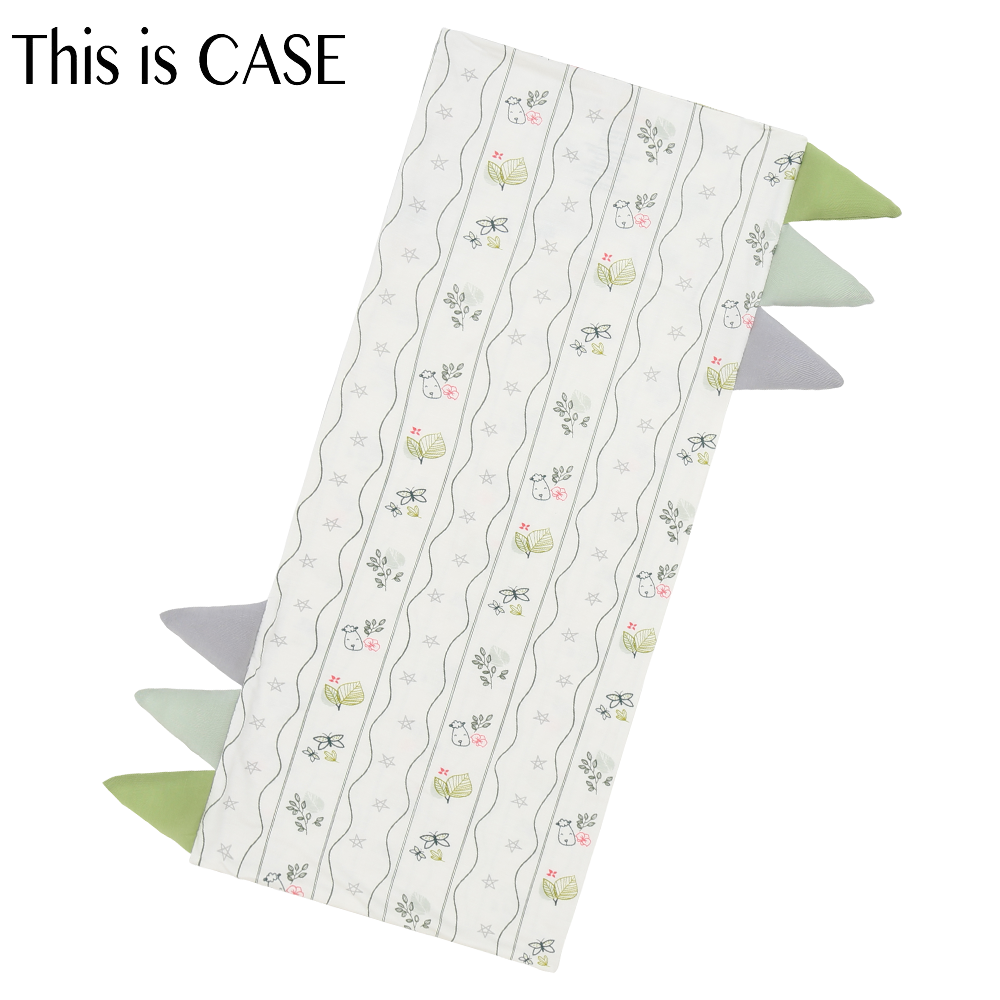 Bed-Time Buddy™ Case Dream Garden B Cream with Color tag - Jumbo