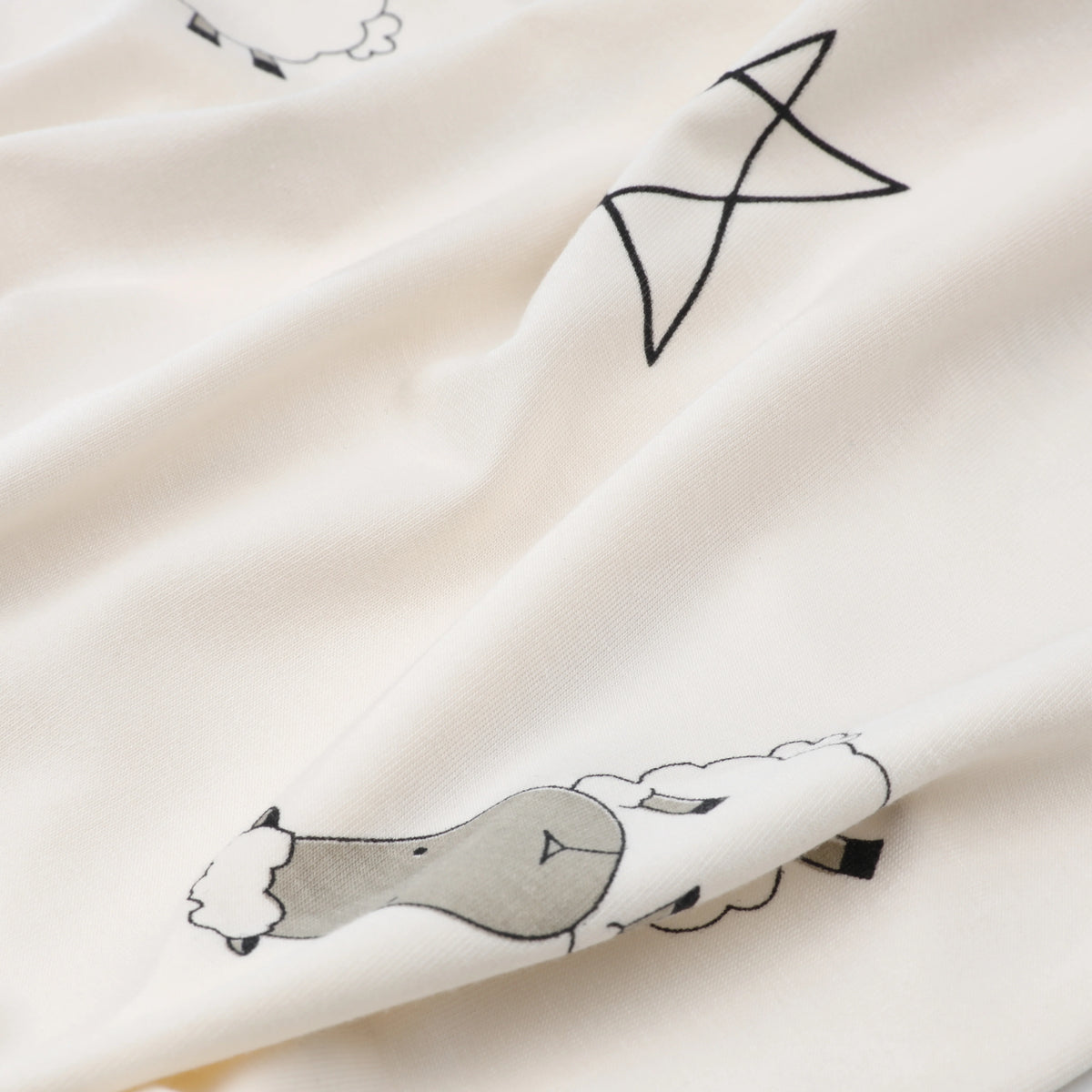 Romper Zip Big Star & Sheepz Yellow with Grey Border