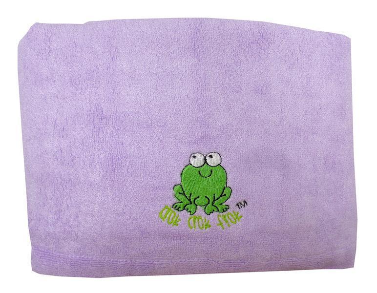 CrokCrokFrok Bamboo Towel for Kids & Adult - Purple - Large
