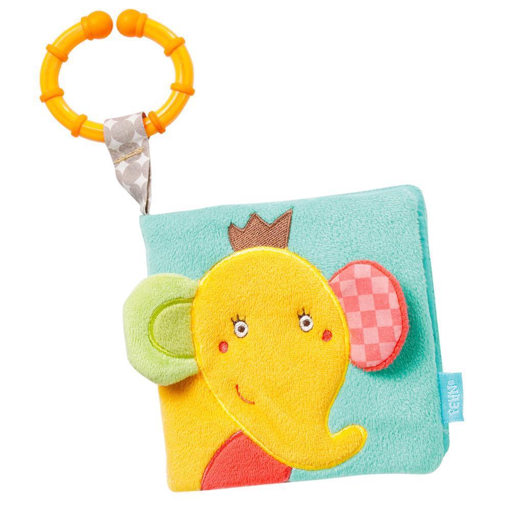 Fehn Soft Toys - Soft Book - Rabbit Bubby