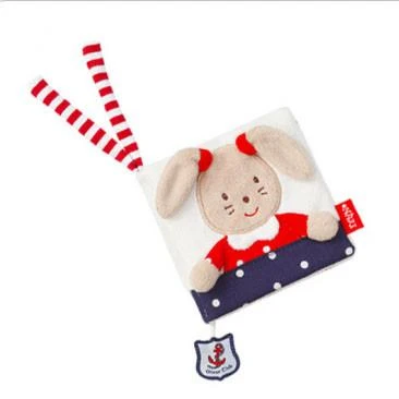 Fehn Soft Toys - Soft Book - Rabbit Bubby