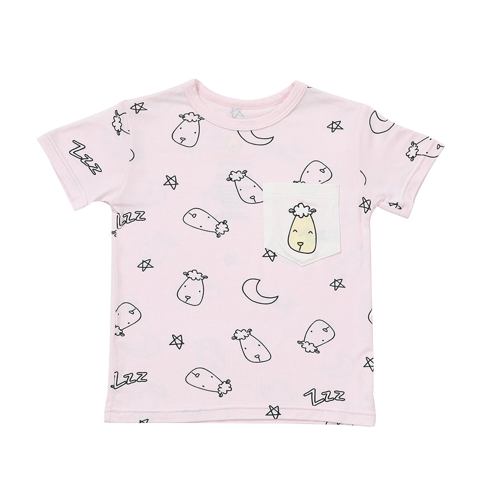 Short Sleeve Shirt Sweet Dreams Baa Baa Pink + Skirt Sweet Dreams Baa Baa Pink