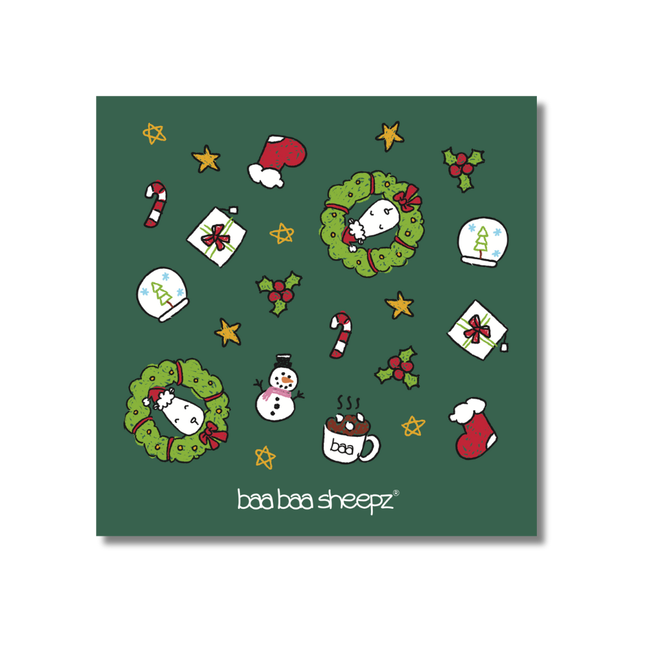 Greeting Card - Baa Baa Sheepz - Christmas Card-C002