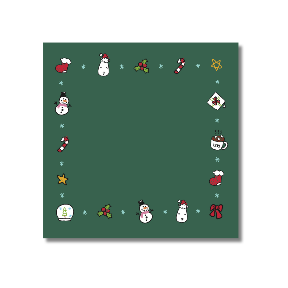 Greeting Card - Baa Baa Sheepz - Christmas Card-C002