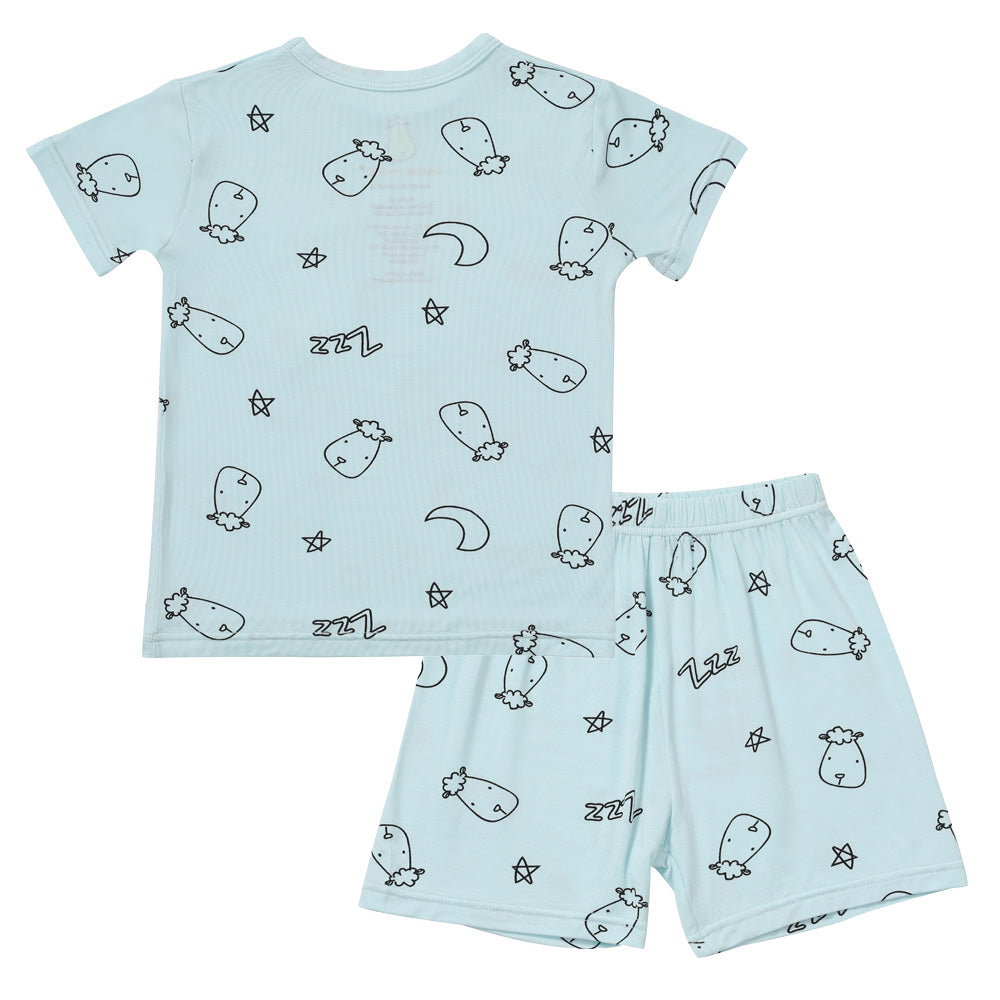 Short Sleeve Shirt Sweet Dreams Baa Baa Blue + Skirt Sweet Dreams Baa Baa Blue
