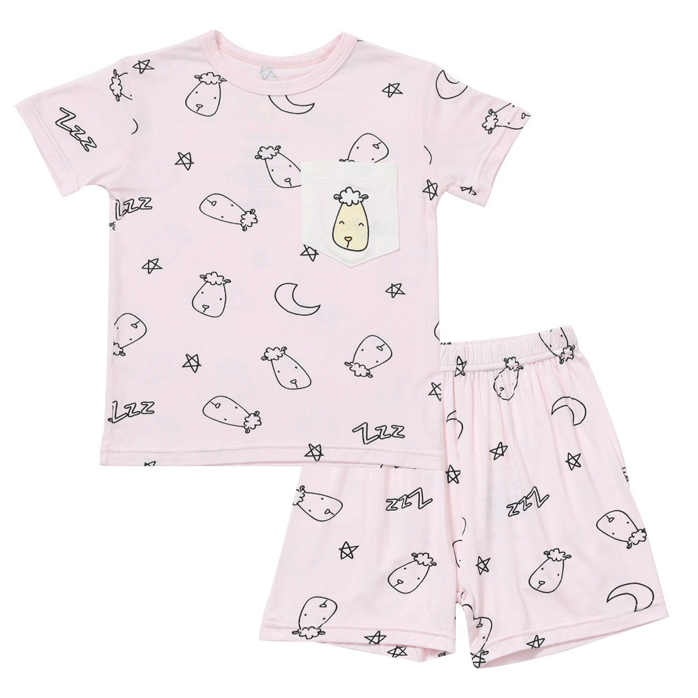 Short Sleeve Shirt Sweet Dreams Baa Baa Pink + Skirt Sweet Dreams Baa Baa Pink