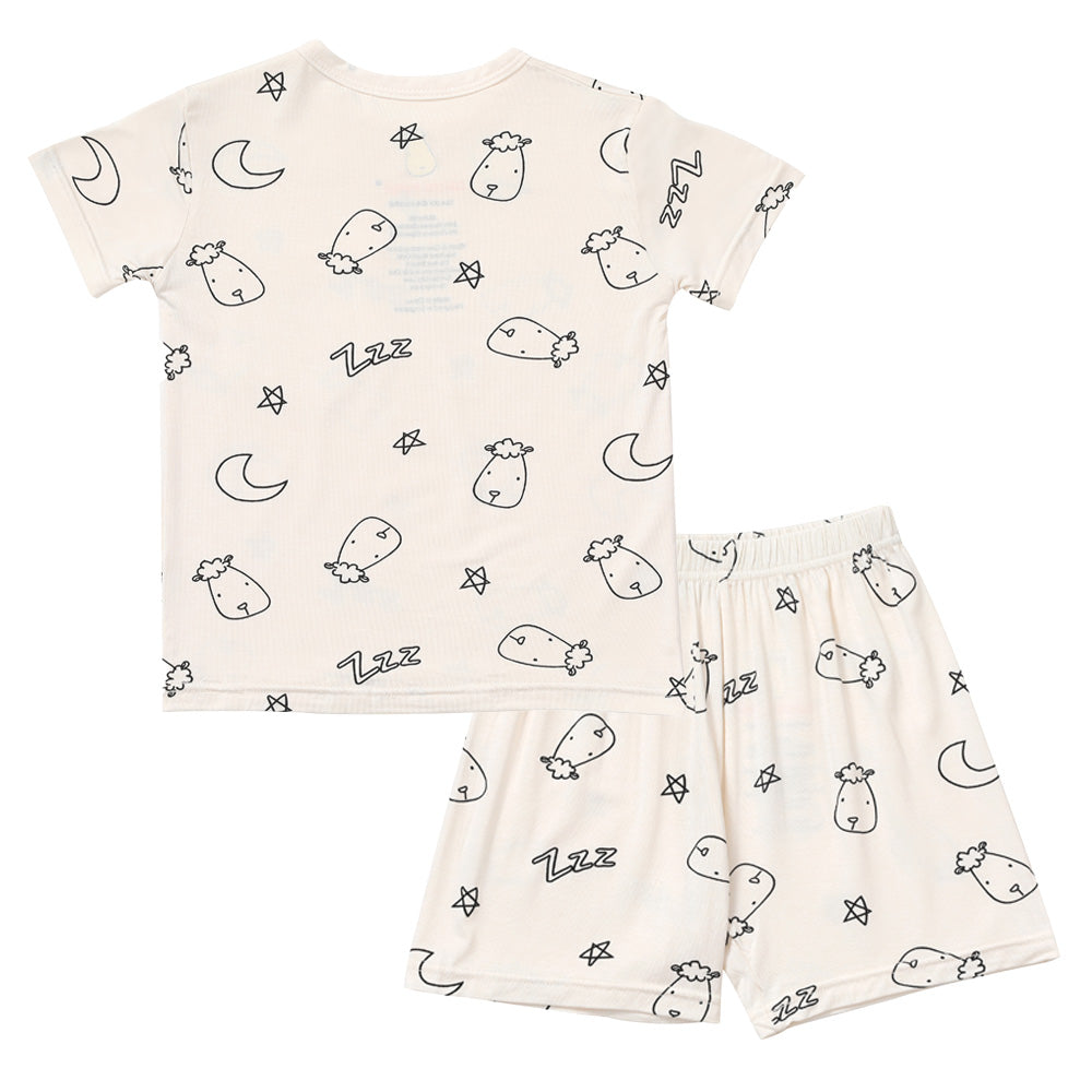 Short Sleeve Shirt Sweet Dreams Baa Baa Yellow + Skirt Sweet Dreams Baa Baa Yellow